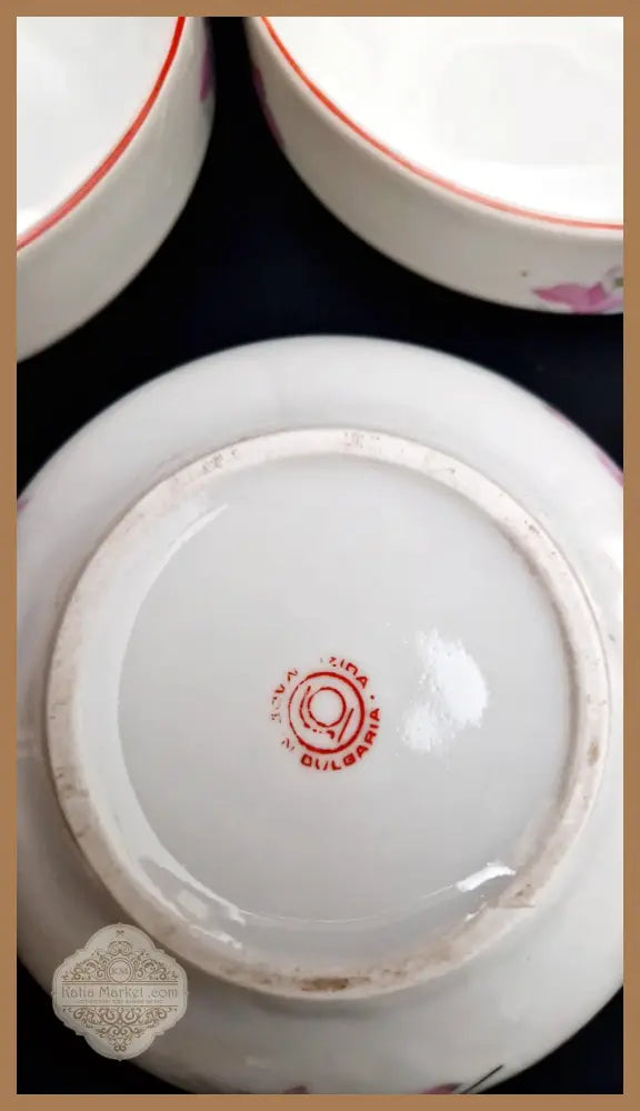 Порцеланиви буркани за подправки - на брой - antique