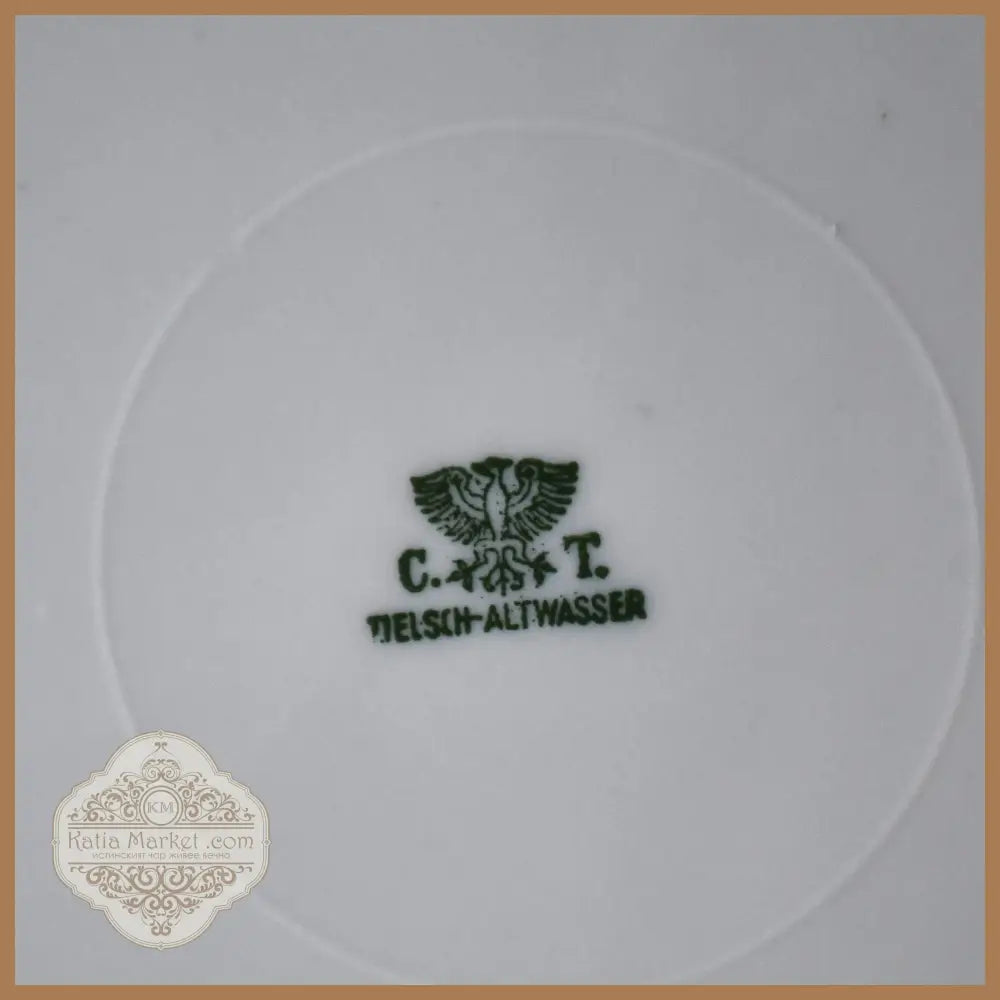 Порцеланов комплект Streublumen - C.T. Tielsch-Altwasser Силезия 1925-1935 - Порцеланов предмет