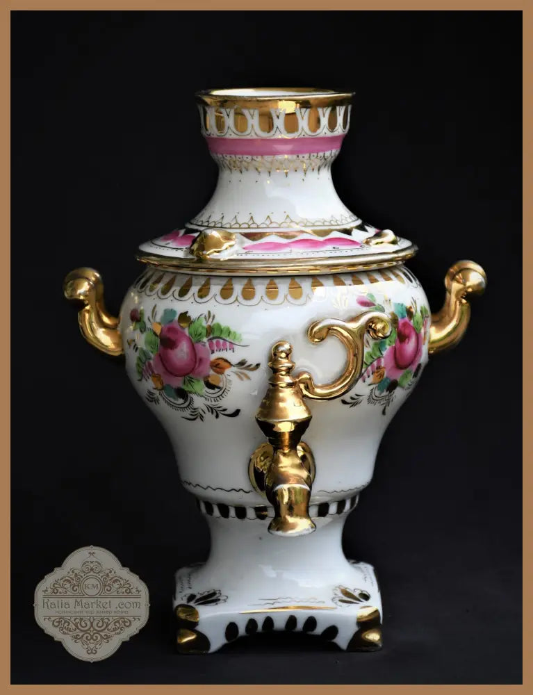 Порцеланов самовар Гжел - antique
