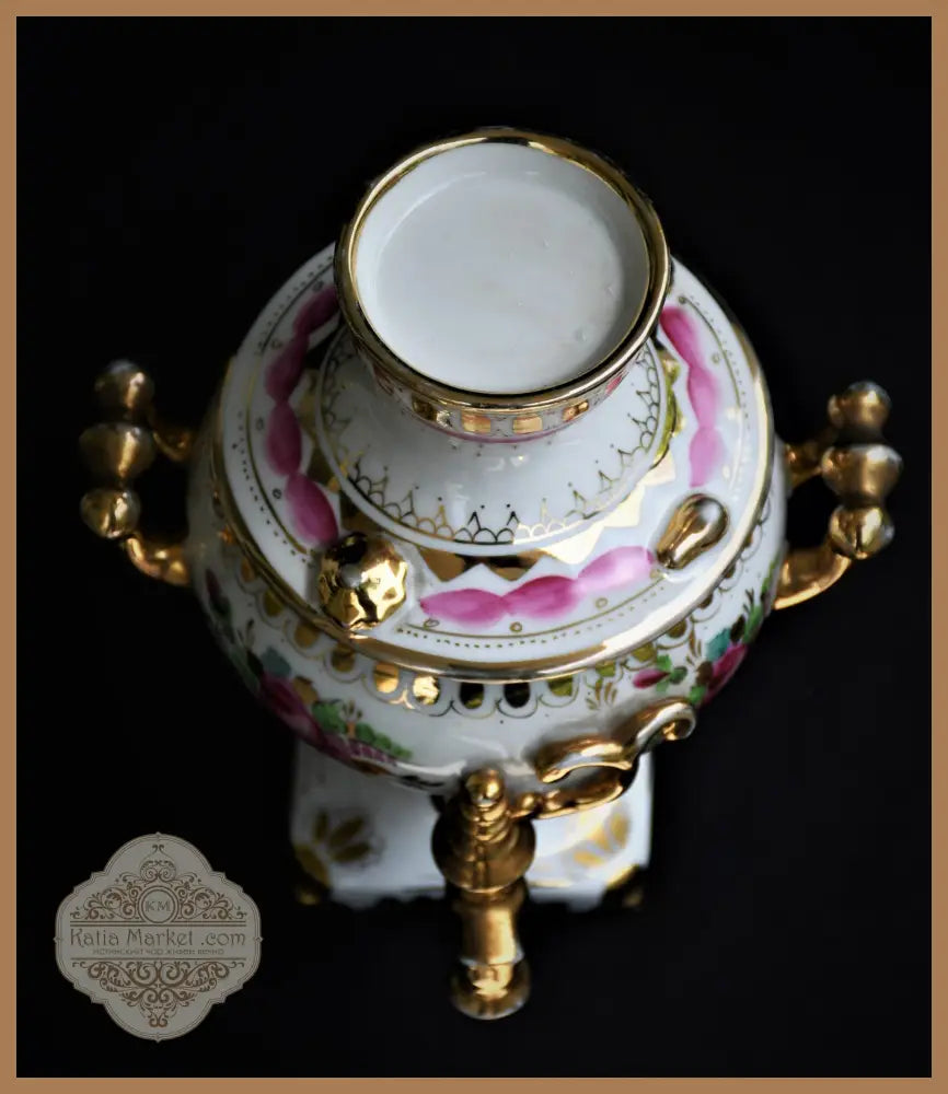 Порцеланов самовар Гжел - antique