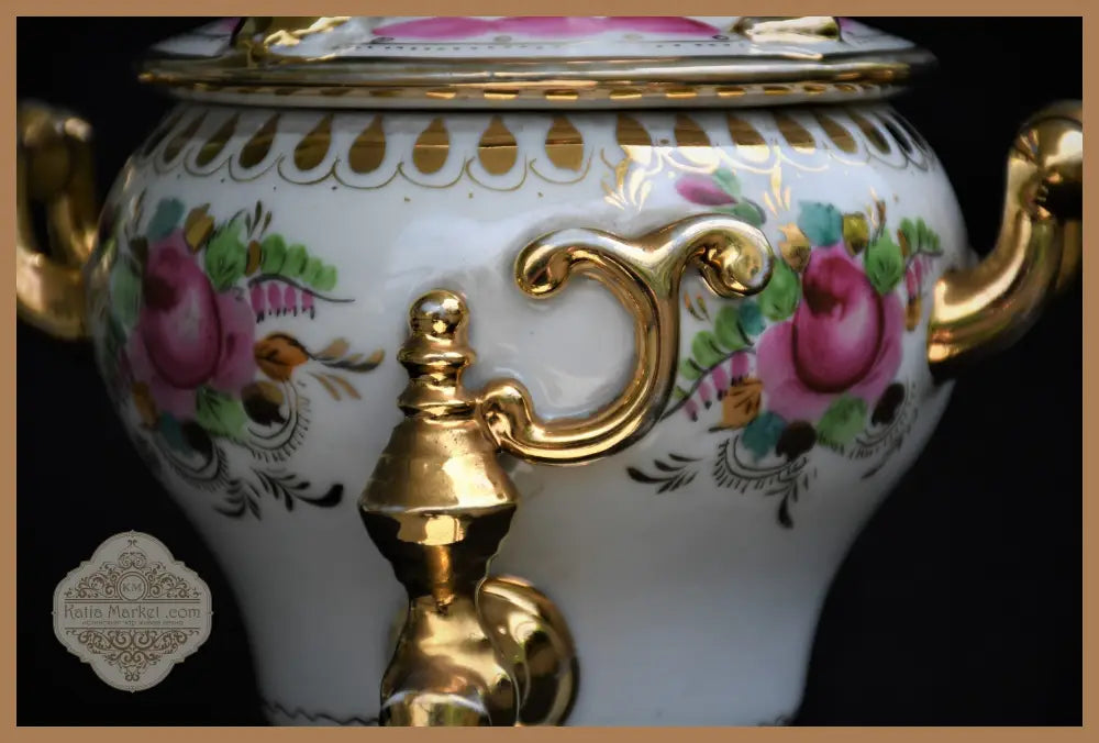 Порцеланов самовар Гжел - antique