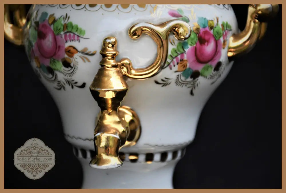 Порцеланов самовар Гжел - antique