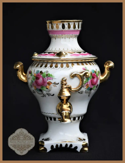 Порцеланов самовар Гжел - antique