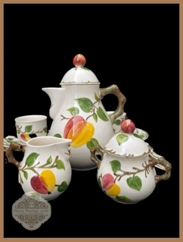 Порцеланов сервиз за чай,вместимост на чаша 250ml - antique