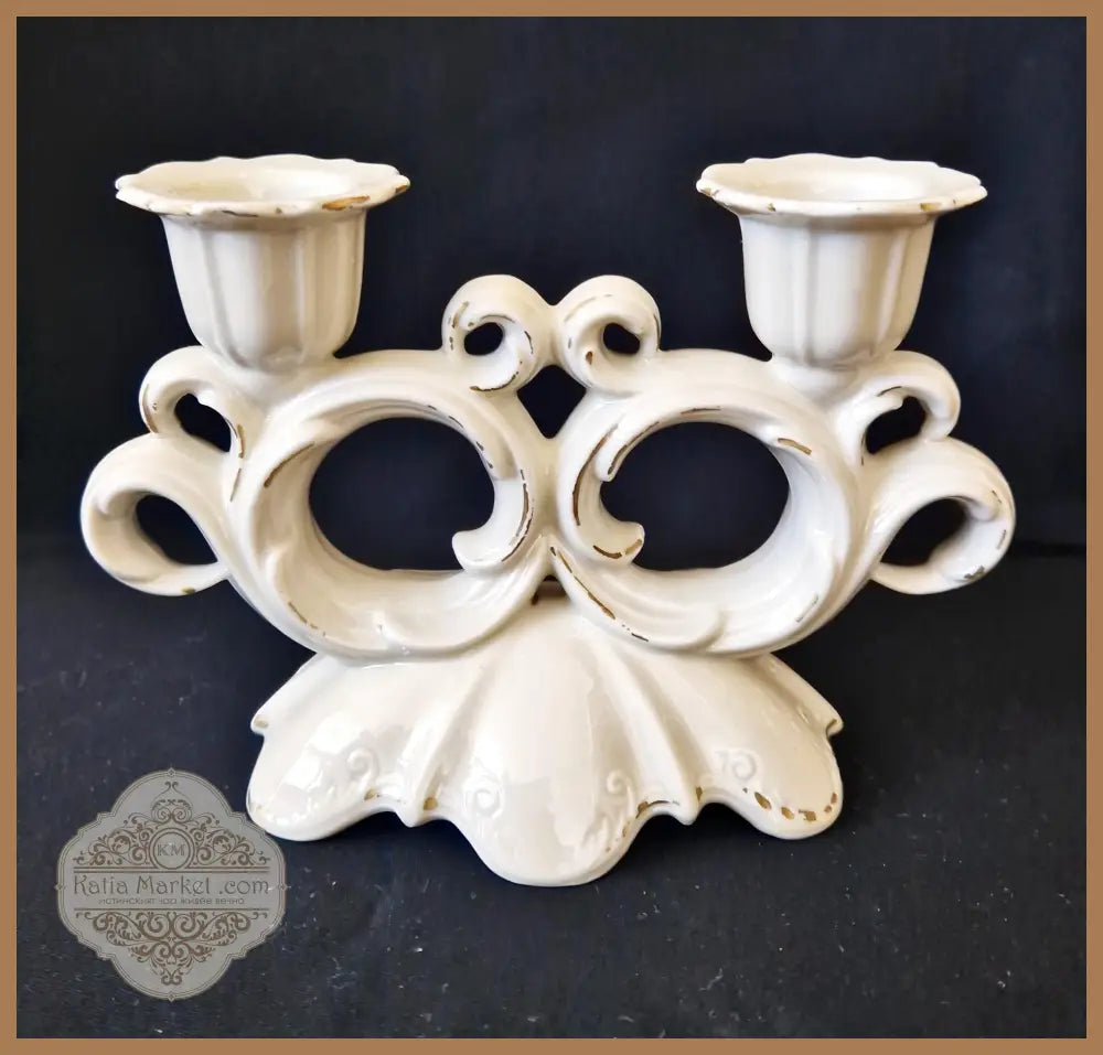 Порцеланов свещник - antique