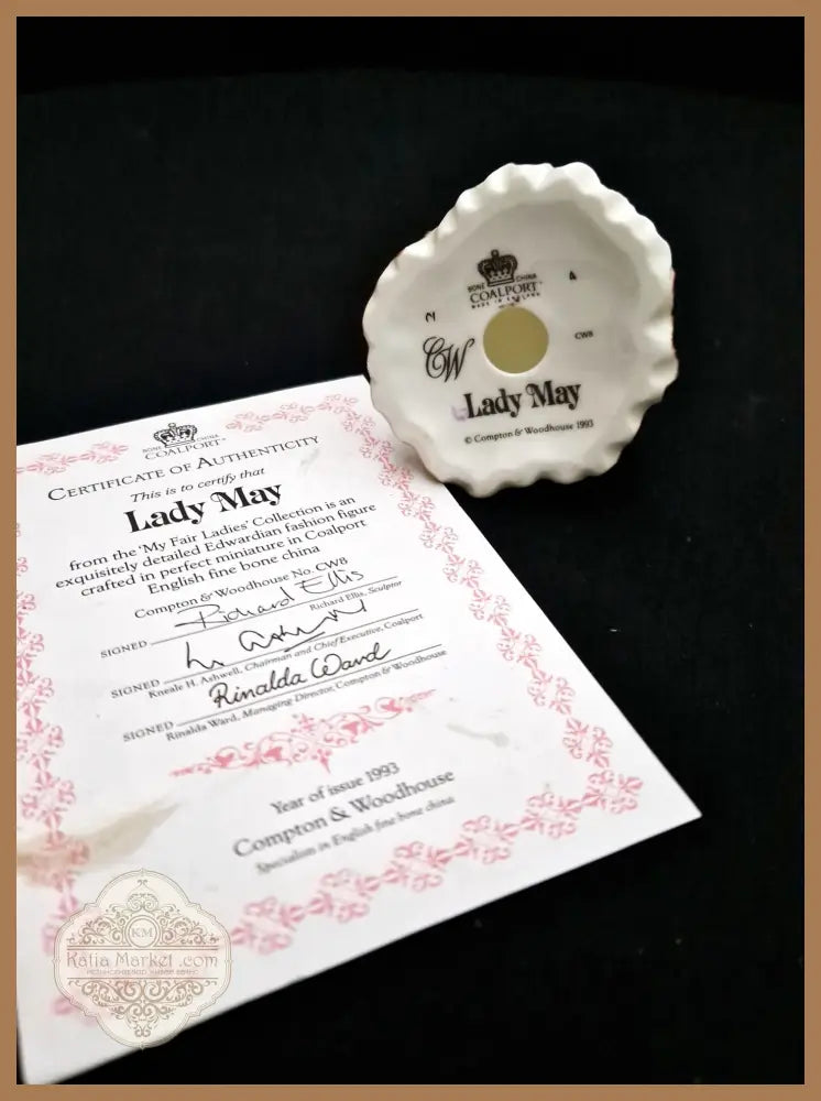 Порцеланова статуетка Coalport - лимитирана колекция Lady May - antique