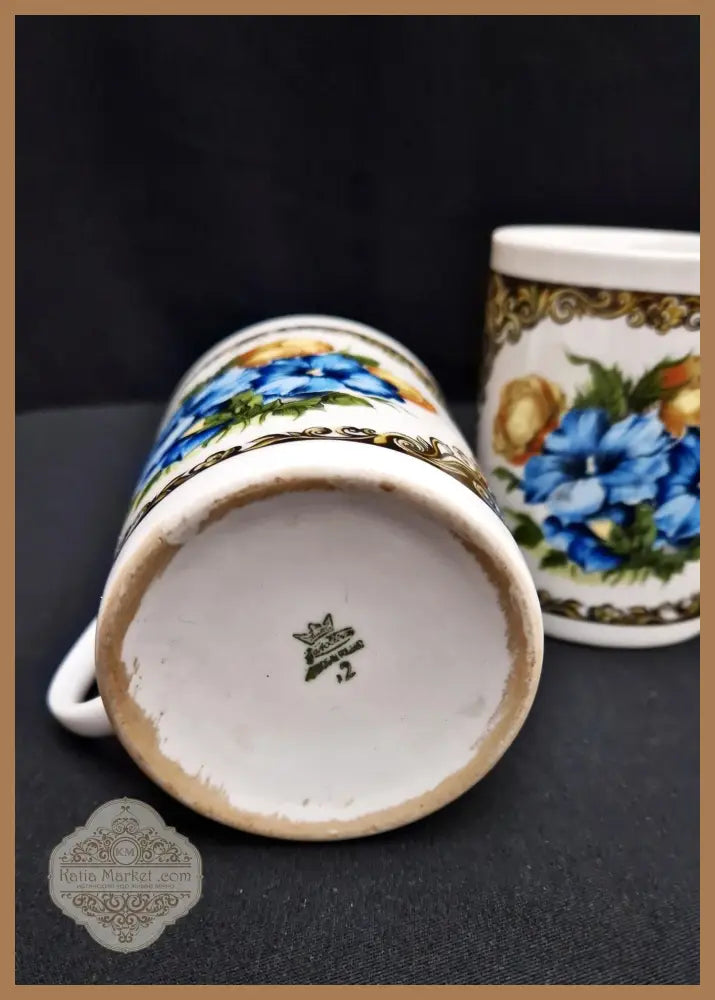 Порцеланови чаши за топли напитки - на брой - antique