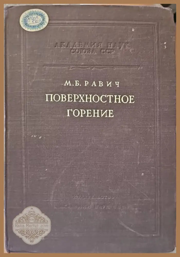 Поверхностное горение - М. Б. Равич - Книги