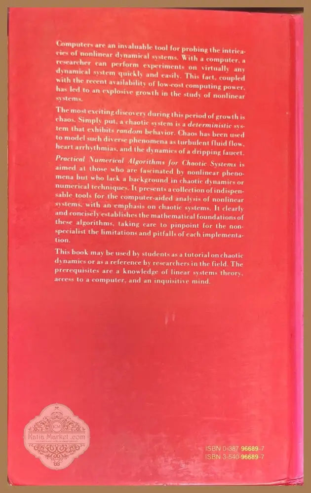 Practical Numerical Algorithms for Chaotic System - Thomas S. Parker Leon O. Chua - Книги