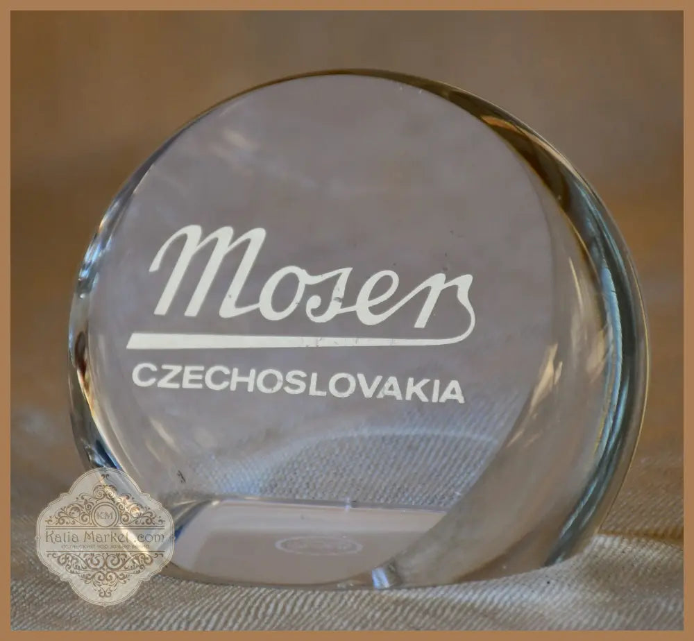 Преспапие на ’Мозер’ - antique