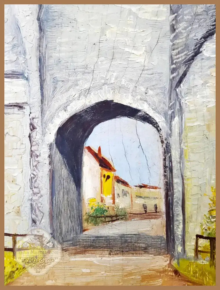 ’Provins’ (La Ville Haute), масло от Genevieve Portat (1080) - Картина