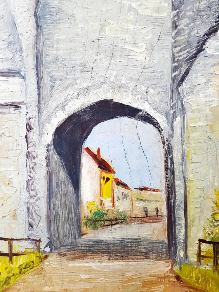 ’Provins’ (La Ville Haute), масло от Genevieve Portat (1080) - Картина