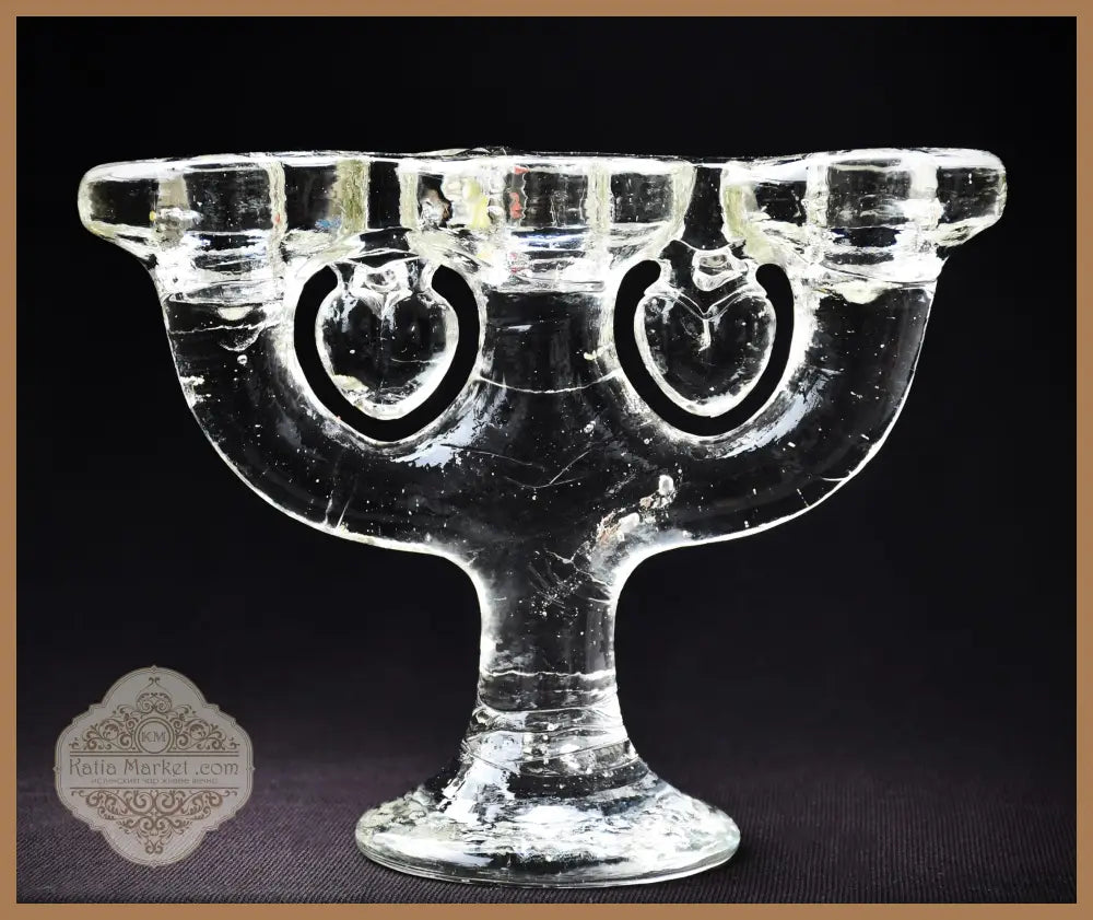 Pukeberg троен канделабър - antique