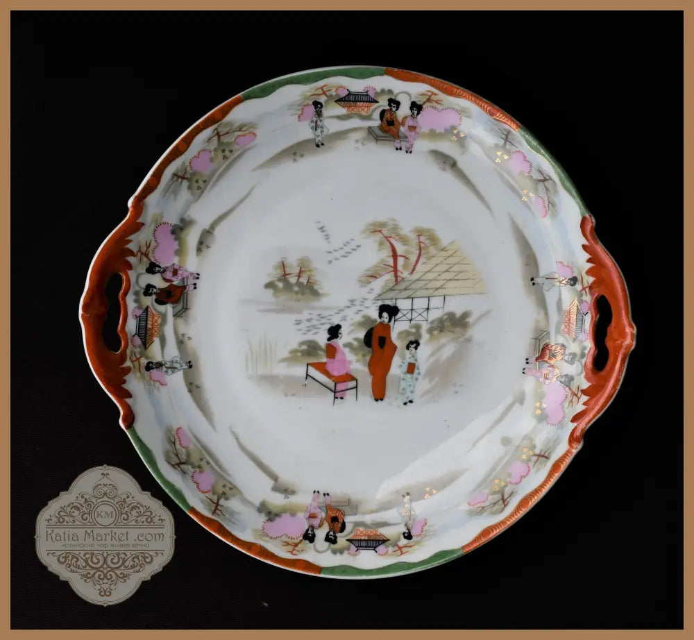 Ръчно рисувана колекционна чиния MZ Altrohlau - antique