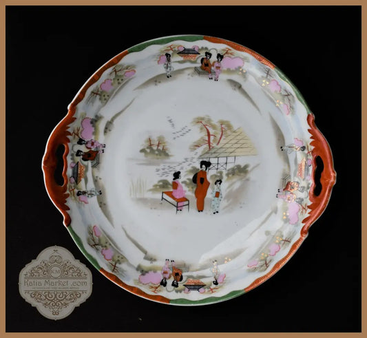 Ръчно рисувана колекционна чиния MZ Altrohlau - antique