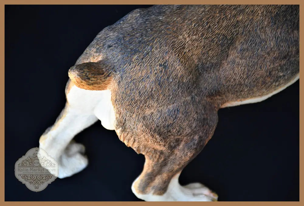 Реалистична скулптура на Boston Terrier - antique