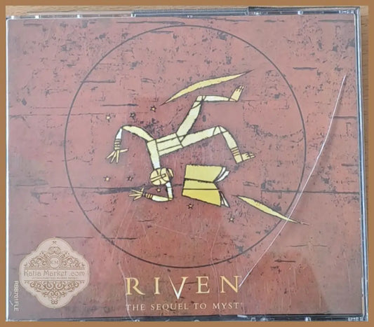 Riven the Sequel to Myst 5-CD - antique