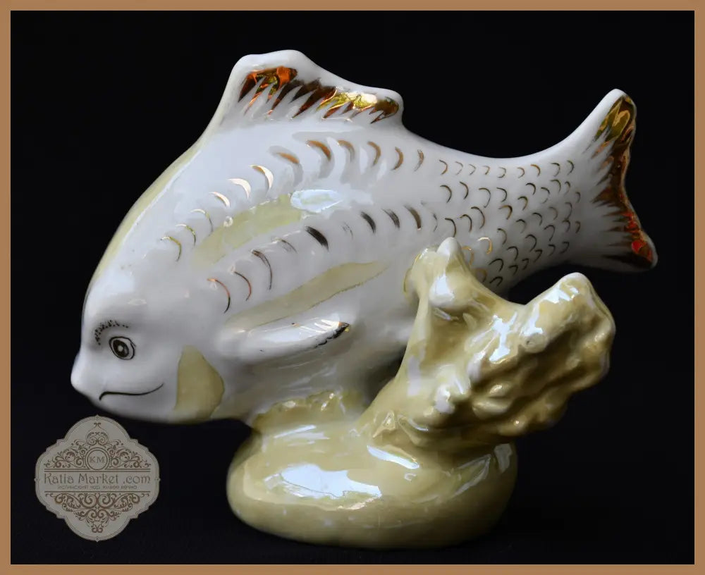 Съветски порцелан - ’Риба’ - Дулевский фарфоровый завод - antique