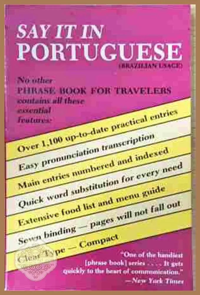 Say it in Portuguese – Dover Publications