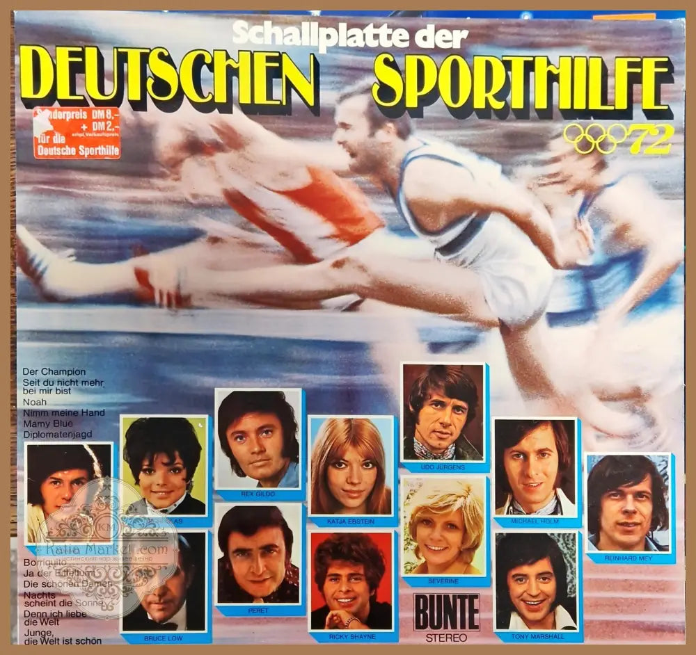 Schallplatte der Deutschen Sporthilfe - antique