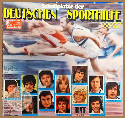 Schallplatte der Deutschen Sporthilfe - antique