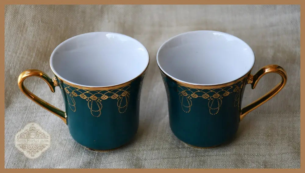 Сервиз за кафе ’Линда’ - винтидж карловарски порцелан - antique