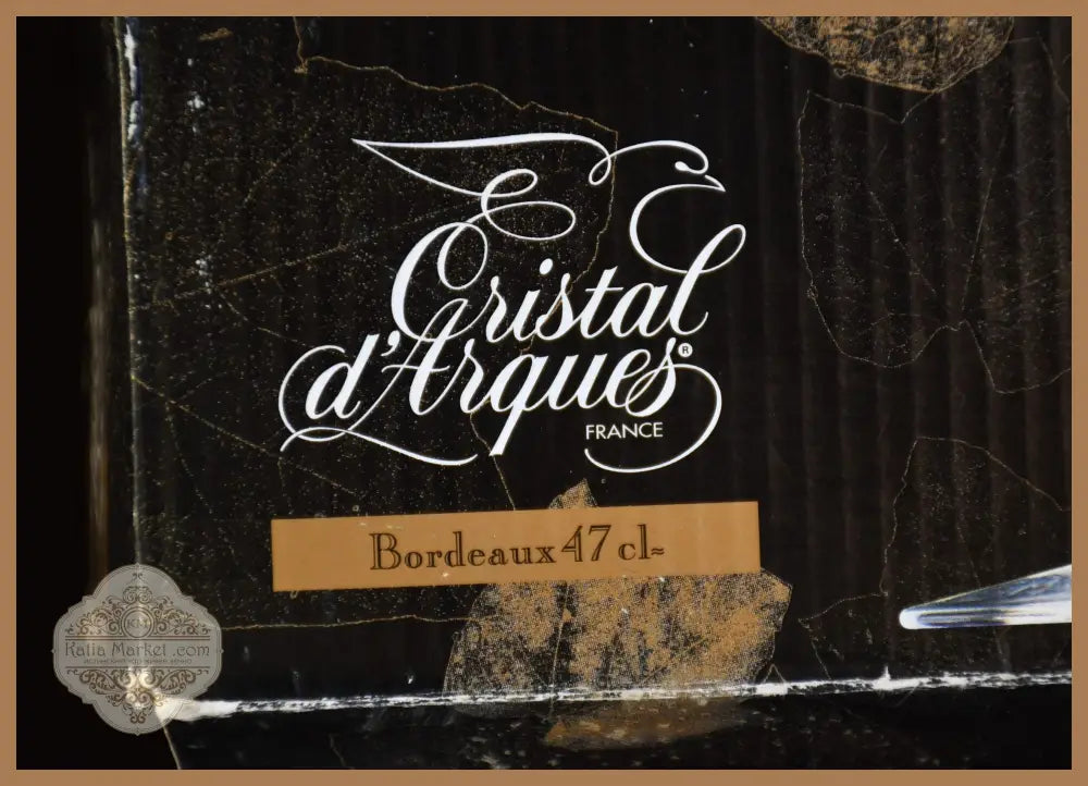 Сет от 2 чаши за вино - ’Cristal d’Arques’ - antique