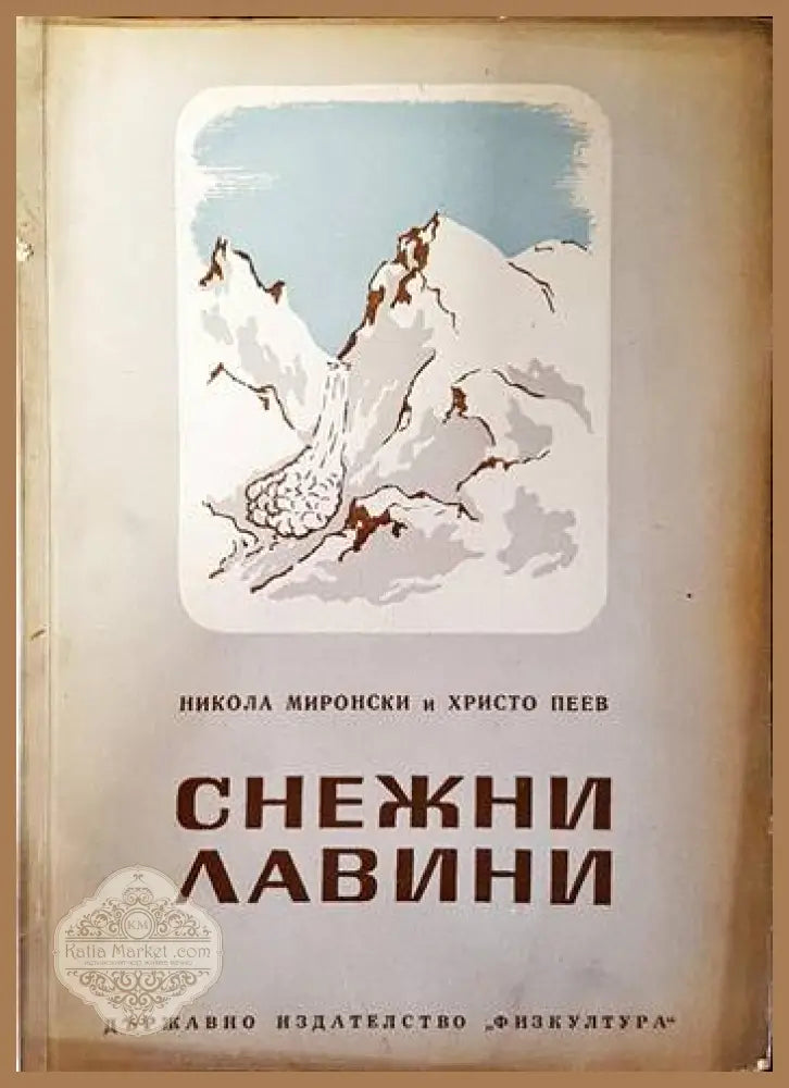 Снежни лавини - Никола Миронски Христо Пеев - Книги