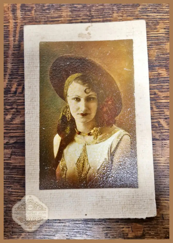 Снимка - Невена Дочева 1931 Граф Облигадо - antique