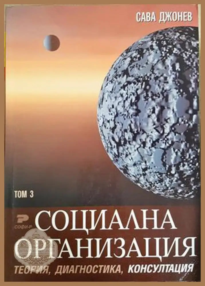Социална организация. Том 1-3: Теория диагностика консултация - Сава Джонев - Книга