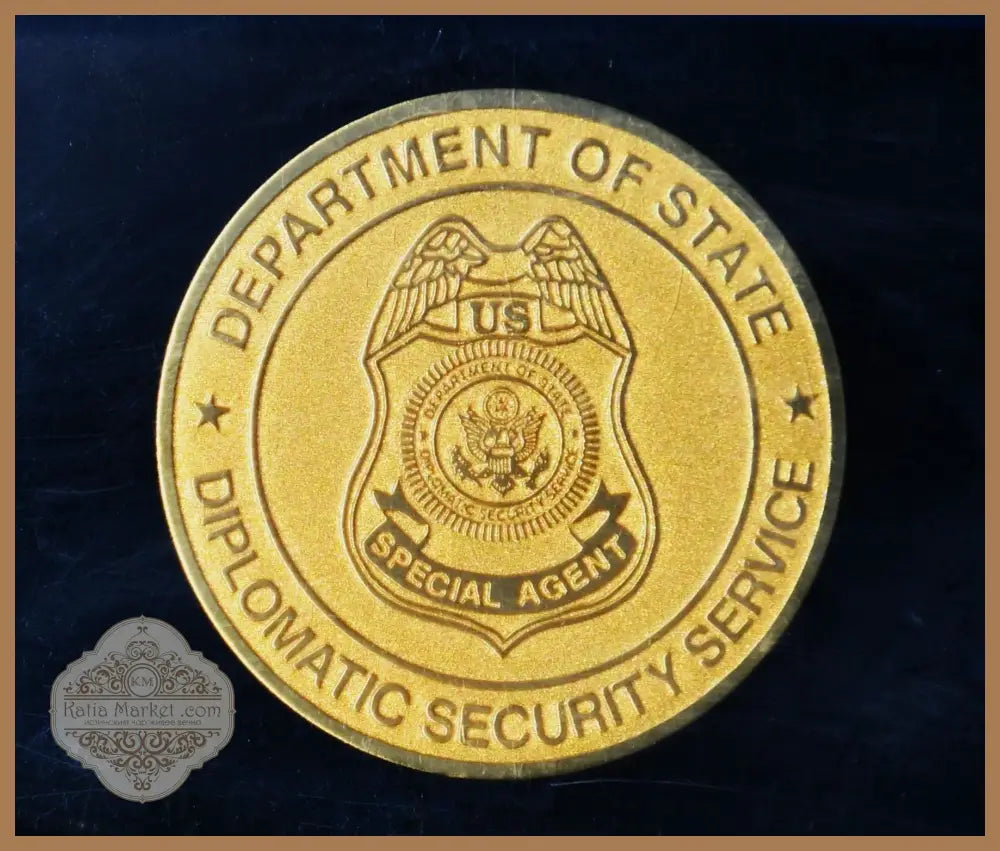 Special Agent Department Of State Diplomatic Security Service - кутия за визитки. - antique