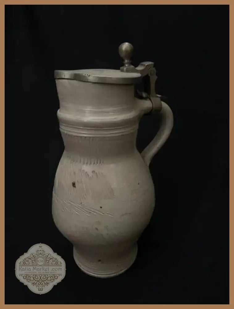 Стъклена халба с капак,вместимост 0,5L (514)