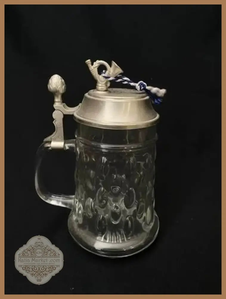 Стъклена халба с капак,вместимост 0,5L (517)