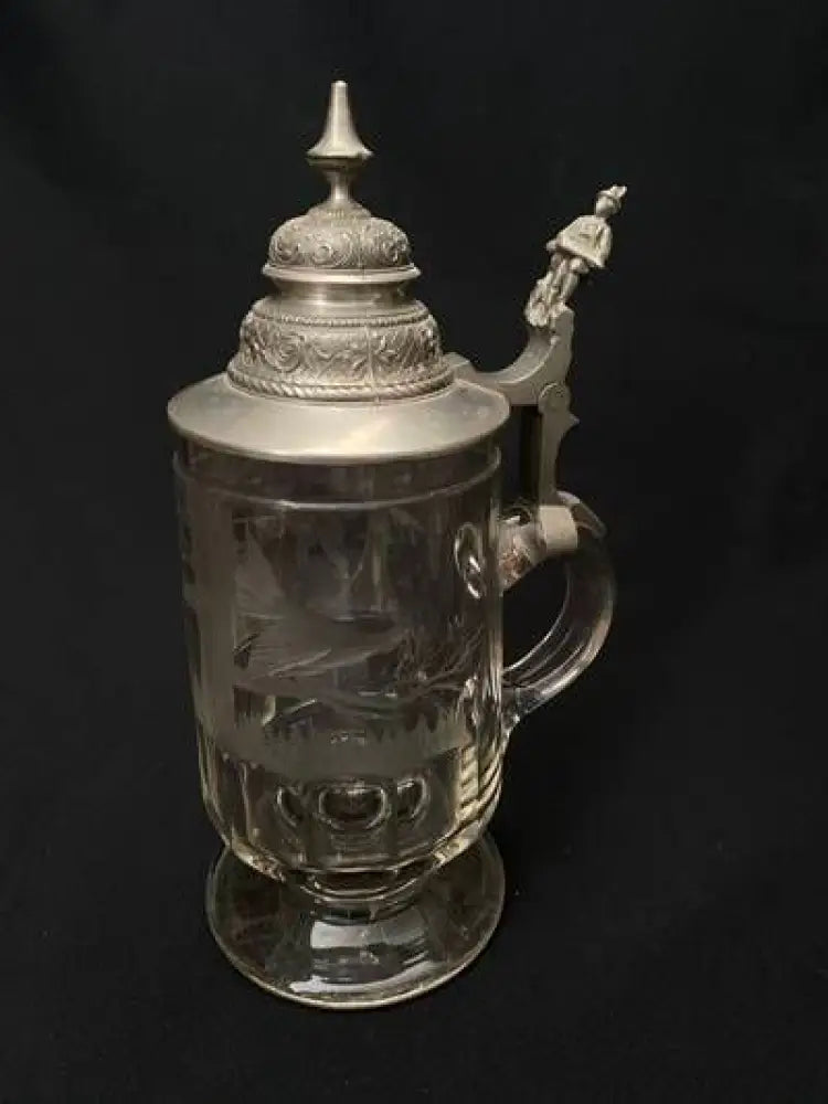 Стъклена халба с капак,вместимост 0,5L (510)