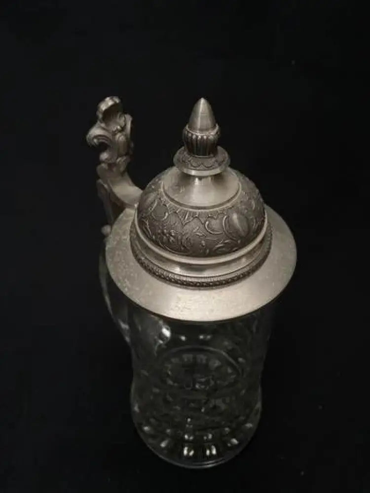 Стъклена халба с капак,вместимост 0,5L (510)