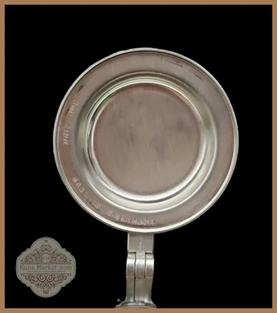 Стъклена халба с капак,вместимост 0,5L - antique