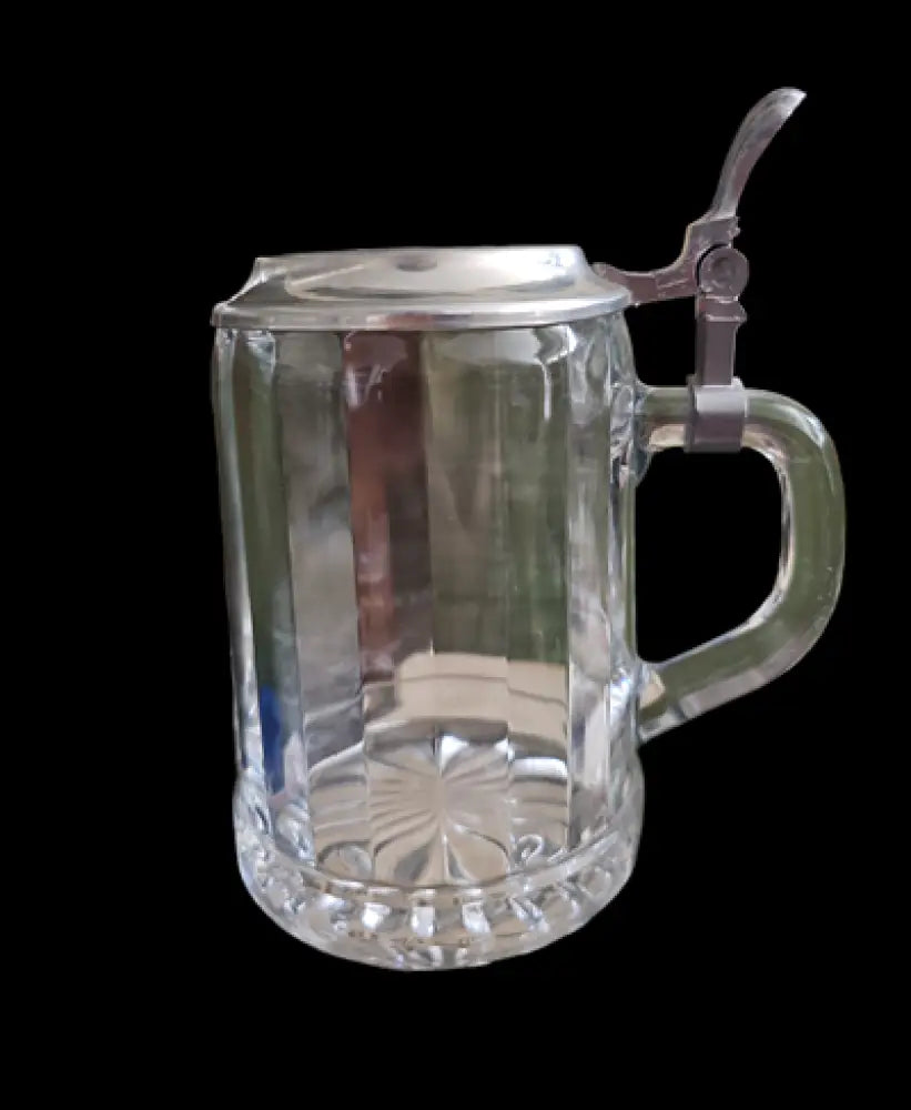Стъклена халба с капак,вместимост 250mL (488)
