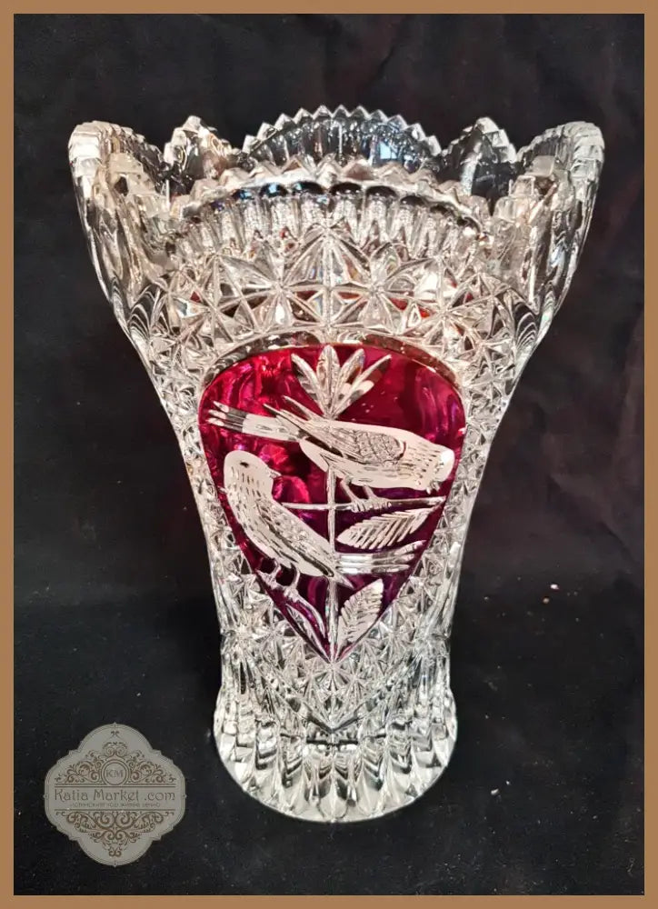 Стъклена ваза Cristal d’Arques (124)