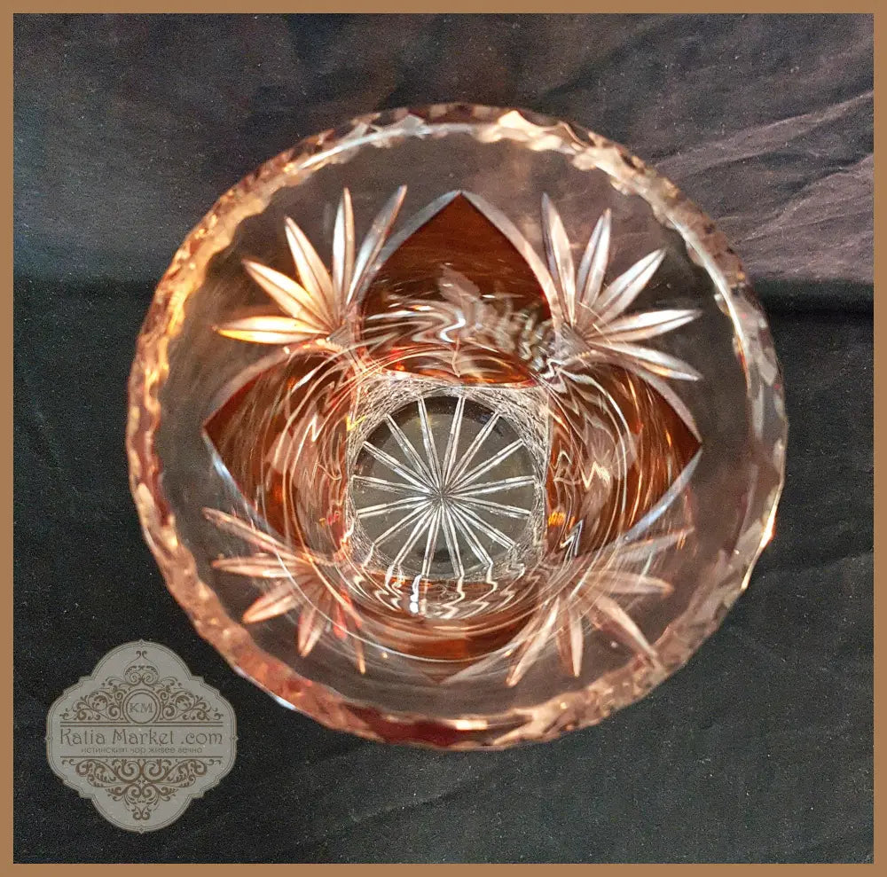 Стъклена ваза Cristal d’Arques - antique