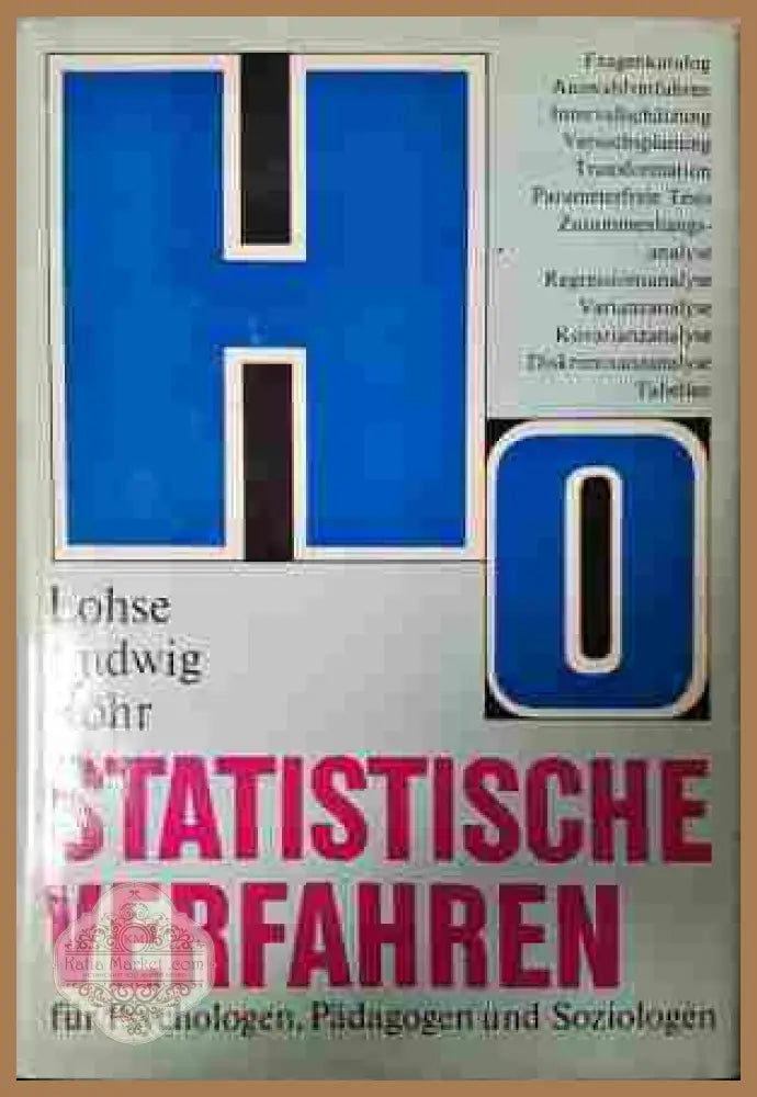 Statistische Verfahren – Lohse, Ludwig, Rohr