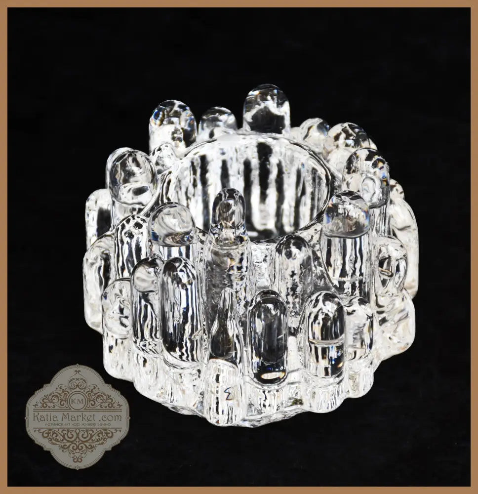 Свещник ’Polar Ice’ от 1960-те. Дизайн Göran Wärff. - antique