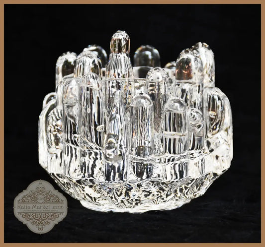 Свещник ’Polar Ice’ от 1960-те. Дизайн Göran Wärff. - antique