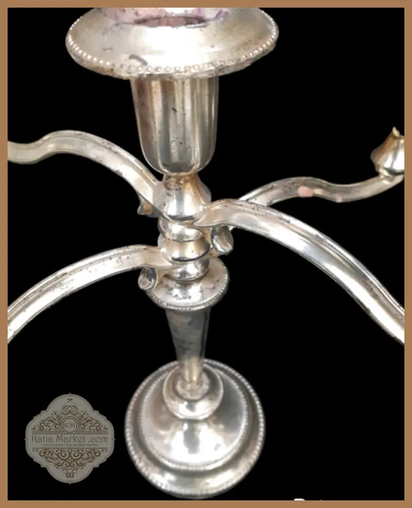 Свещник за 5 свещи - antique