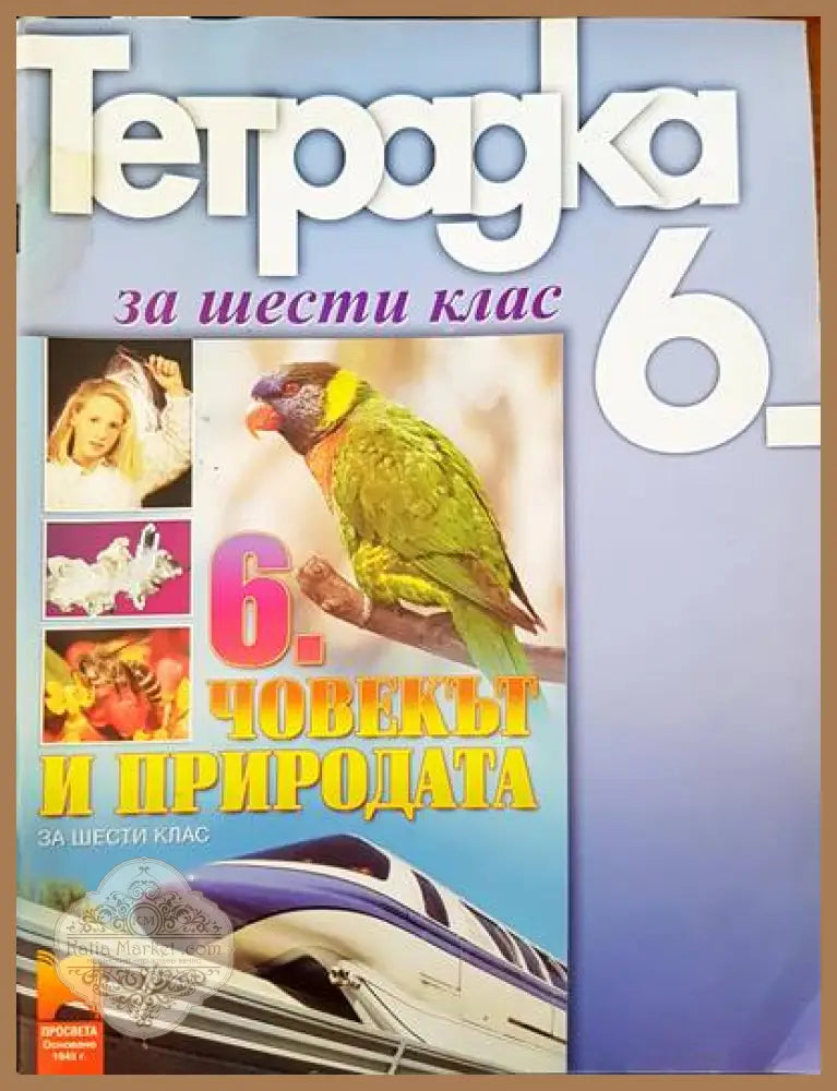 Тетрадка за 6 клас. Човекът и природа - Авторски колектив - Книги