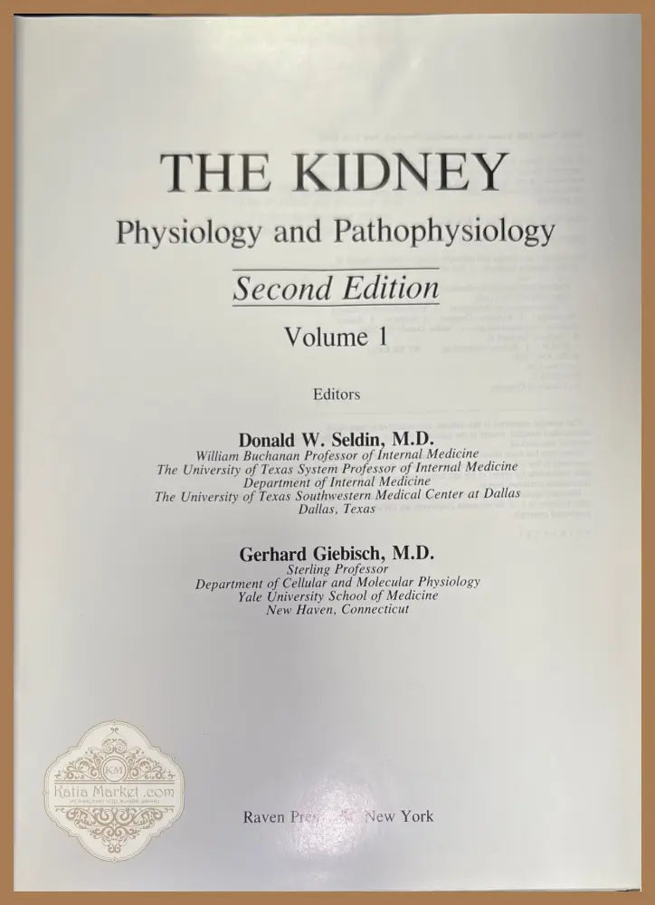 The Kidney: Physiology and Pathophysiology. Part 2 - Dоnald W. Seldin Gerhard Giebisch - Книги