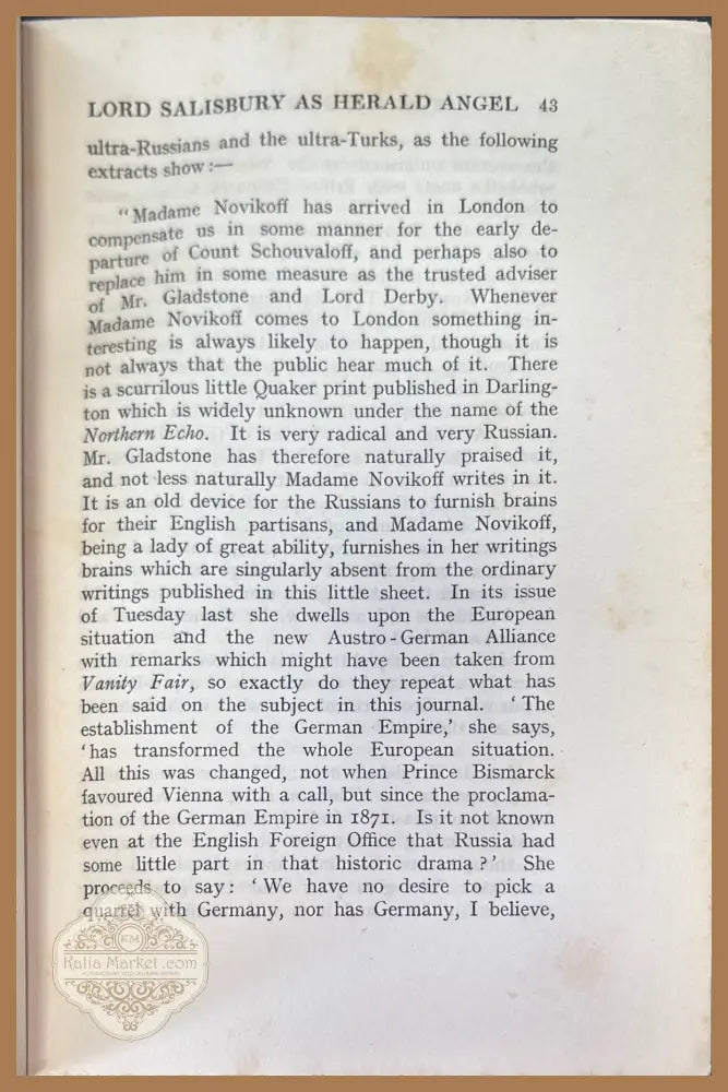 The M.P. for Russia: Reminiscences & Correspondence of Madame Olga Novikoff (2 Volumes) - W. T. Stead (редактор)
