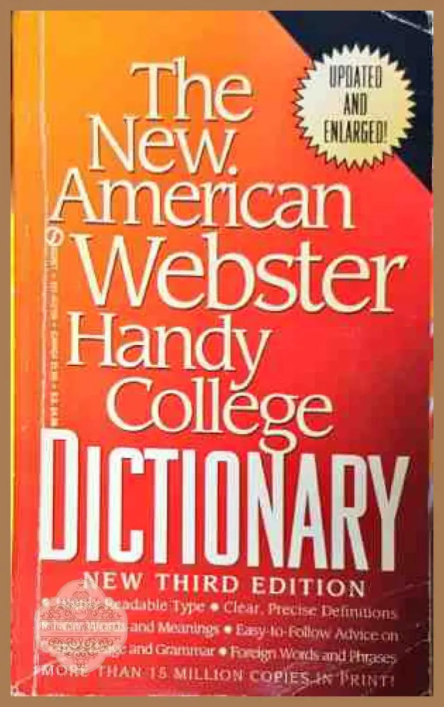 The New American Webster Handy College Dictionary - Колектив - Книги