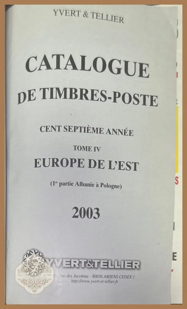Timbres D’europe de L’est. Tome 4 - Yvert & Tellier - Книги