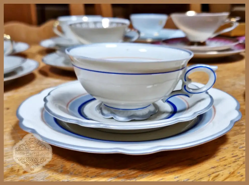 Троен сет за чай Seltmann Wejden - antique