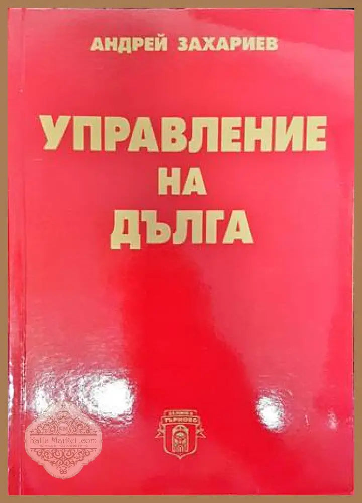 Управление на дълга - Андрей Захариев - Книги